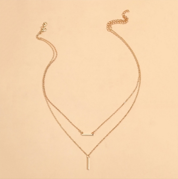 NEW Layered Bar Necklace - Picture 4 of 4